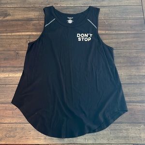 TORRID DON'T STOP BLACK WICKING ACTIVE TANK